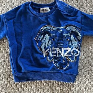 Kenzo Kids Blue Elephant Sweatshirt